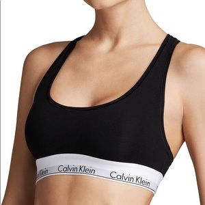 modern cotton racer back bra